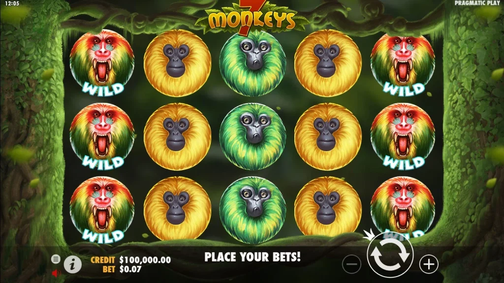 Hujan Pisang dan Keberuntungan Hutan 7 Monkeys OLE777