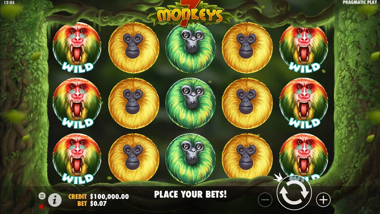 Hujan Pisang dan Keberuntungan Hutan 7 Monkeys OLE777