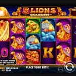 Kemenangan Besar Bersama Singa di 5 Lions Megaways OLE777