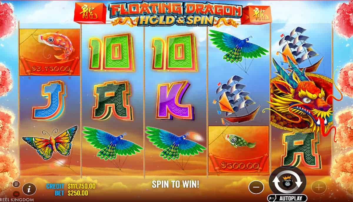 Legenda Naga Melayang Sarat Aura Keemasan di Floating Dragon